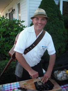 Robert Pendergast Shucking Oysters