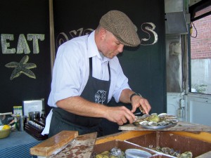 Robert Pendergast Shucking Oysters